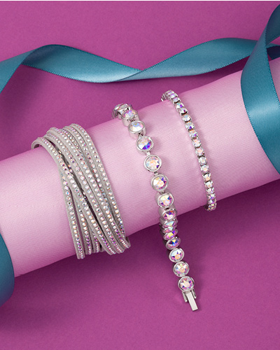 Crystal Aurore Boreale  Bracelets