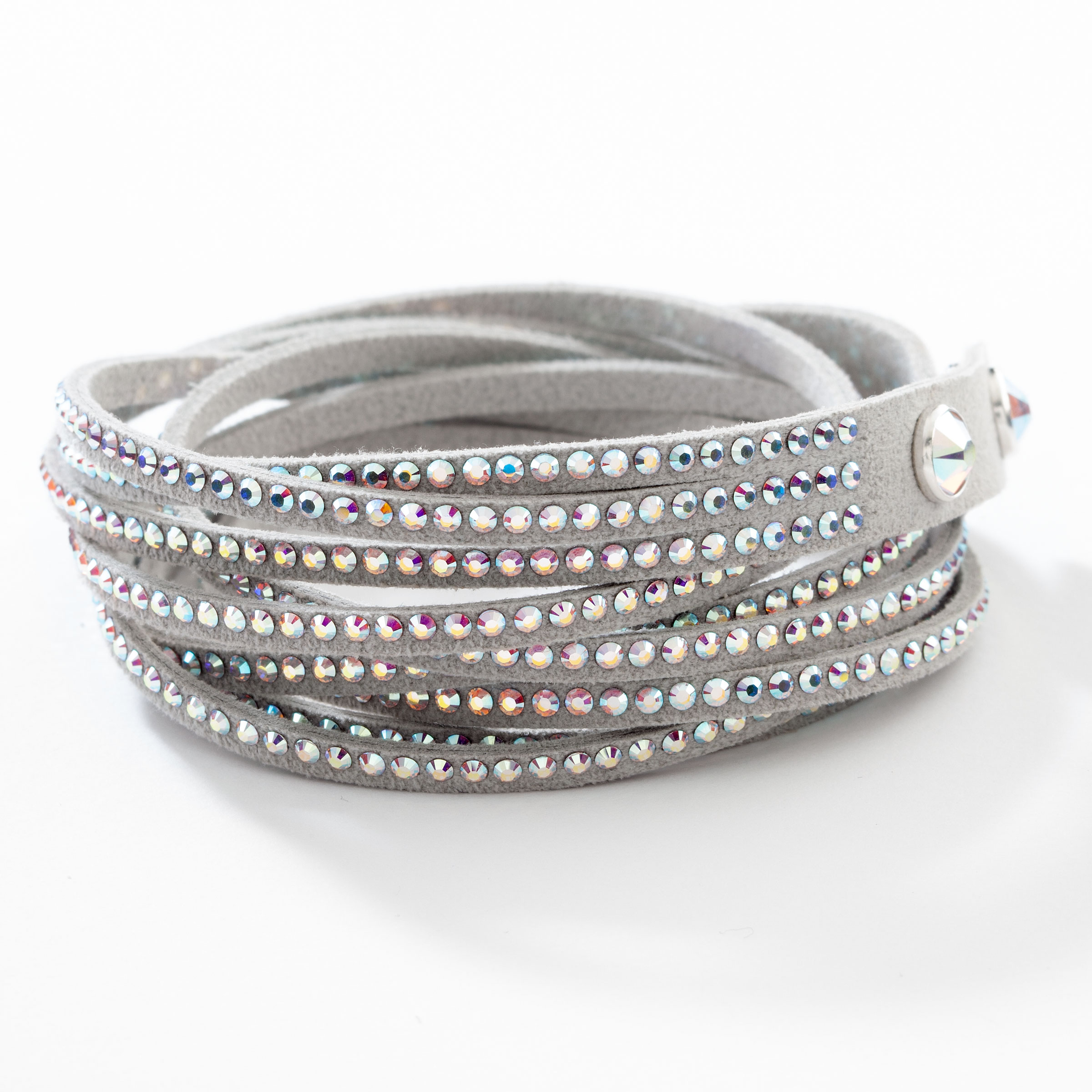 Wrap-Star Bracelet, Crystal Aurore Boreale