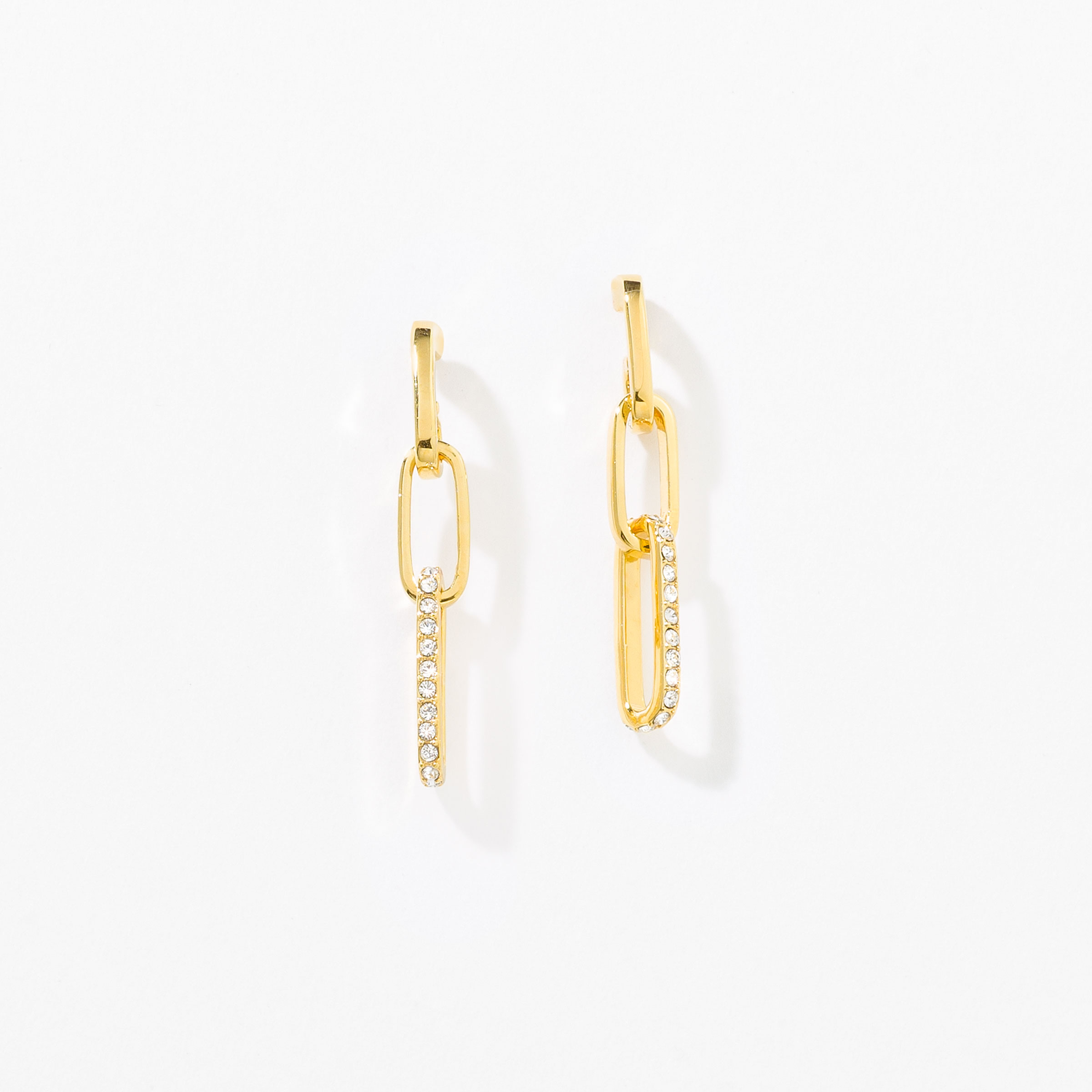 Join Together Earrings, Golden