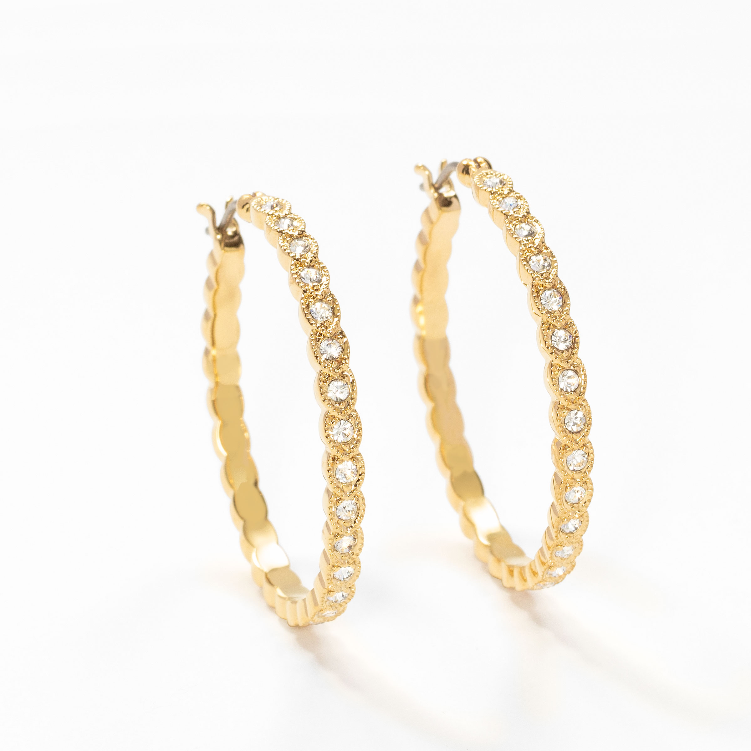 Lena Earrings, Golden