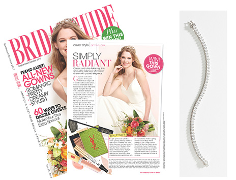 Bridal Guide Magazine cover and page